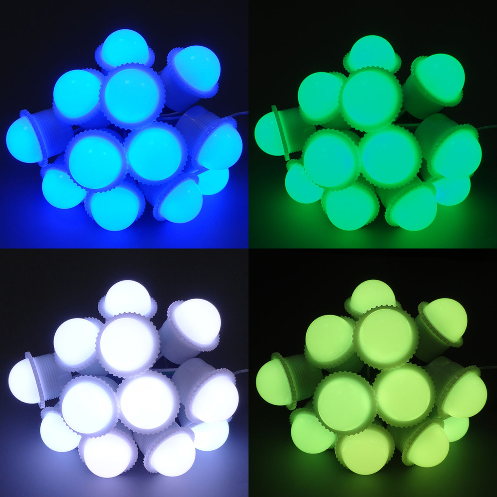 DC12V Diameter 2.6cm 5050SMD UCS1903/DMX512 Pixel Module Full-color Outside-control Running Horse Lamp Water Gradient Chase Door Head Outdoor Waterproof IP67 Programmable Digital LED Point Light Pixel Light DC12V Diameter 2.6cm 5050SMD UCS1903/DMX512 Pixel Module Full-color Outside-control Running Horse Lamp Water Gradient Chase Door Head Outdoor Waterproof IP67 Programmable Digital LED Point Light Pixel Light